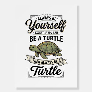 Funny Turtle Quote Vintage Engraving Design (2)_1 Foam Board