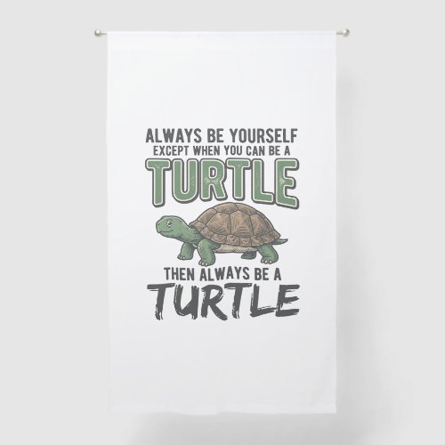 Funny Turtle Quote Vintage Vector Design_1 Sheer Curtains