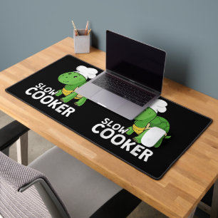 Funny Turtle Slow Cooker Chef Cooking Tortoise Desk Mat