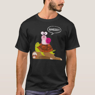 Funny Turtle Snail Zoo Animal Gift Lazy Sloth T-Shirt