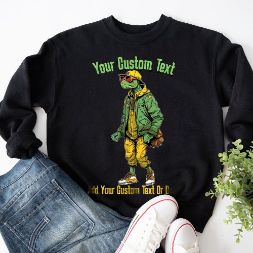 Funny Turtle Stylish Animal Fashion Sweatshirt