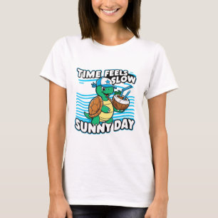 Funny turtle sunny day T-Shirt