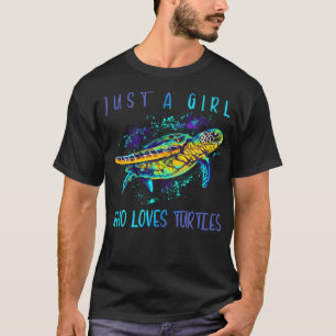 Funny Turtle Watercolor Sea Ocean Art Lovers T-Shirt