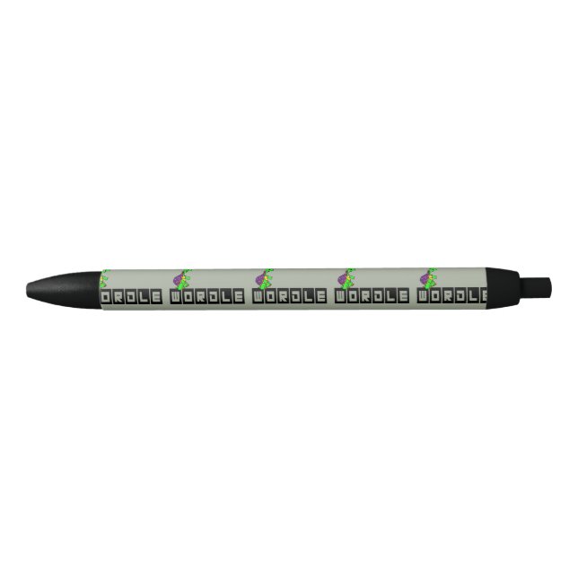 Funny Turtle Wordle Word Game Cartoon Pen (Front)