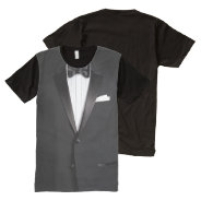 Funny Tuxedo All-over-print T-shirt at Zazzle