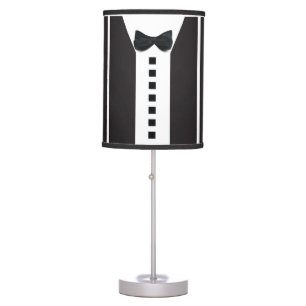 Funny Tuxedo 🎩 Cute Minimalist Elegant Table Lamp