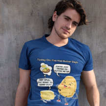 Funny TV Comic Spuds and Butter Me Up Humor Potato