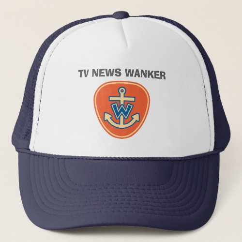 Funny TV News Anchor Trucker Hat