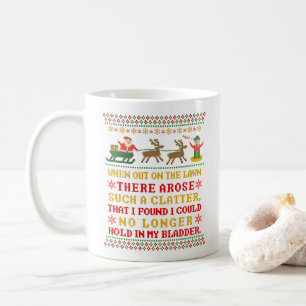 Funny Twas the Night Before Christmas Humorous Coffee Mug