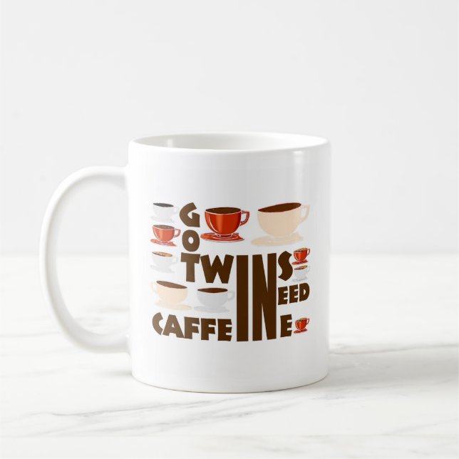funny twins quote coffee mug (Left)
