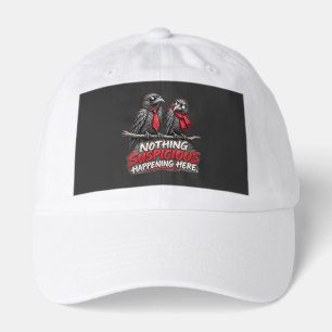 Funny Two Crows Nothing to See Here T-Shirt Hat