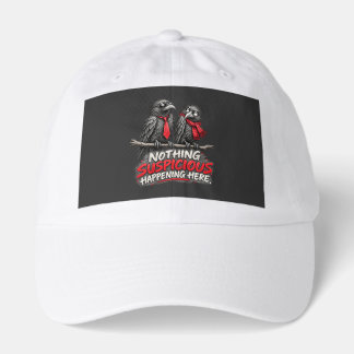 Funny Two Crows Nothing to See Here T-Shirt Hat