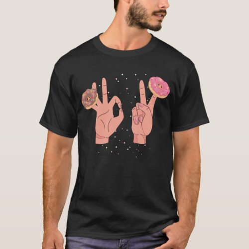 Funny Two In The Pink One In The Stink Donut Dirty T_Shirt