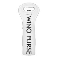 Funny Type Wino's Purse Insulated Tote
