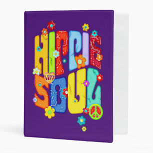 Funny Typography - HIPPIE SOUL 1 Mini Binder