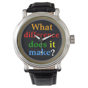 Funny Typography hour quote Watch