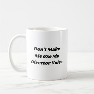Funny Typography Theater Lover Director Coffee Mug