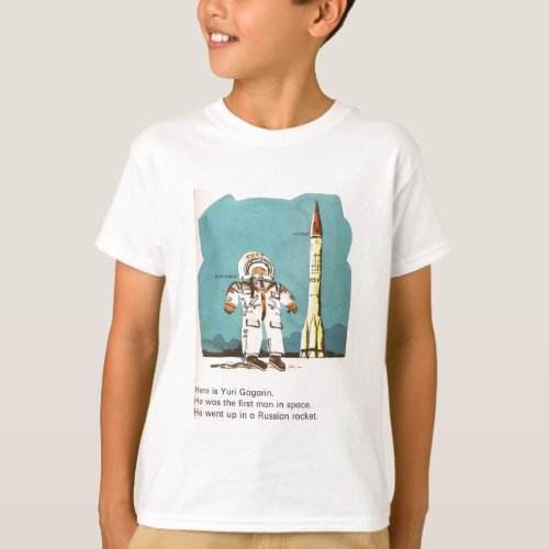Funny USSR Yuri Gagarin Kids T_Shirt
