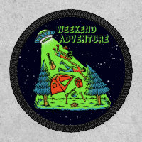 Funny UFO Alien Abduction Weekend Camping Adventur