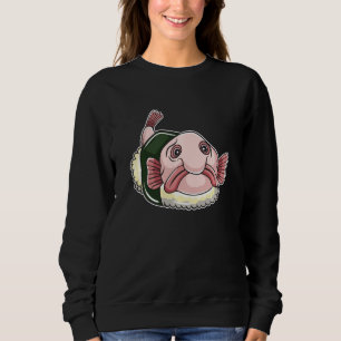 Funny Ugly Blobfish  For Japanese Sushi Lover Men  Sweatshirt