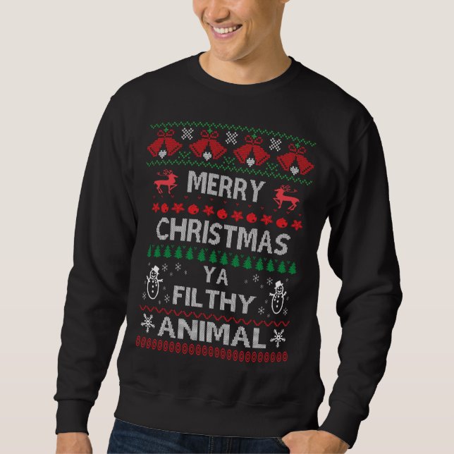 Funny Ugly Christmas Sweater (Front)