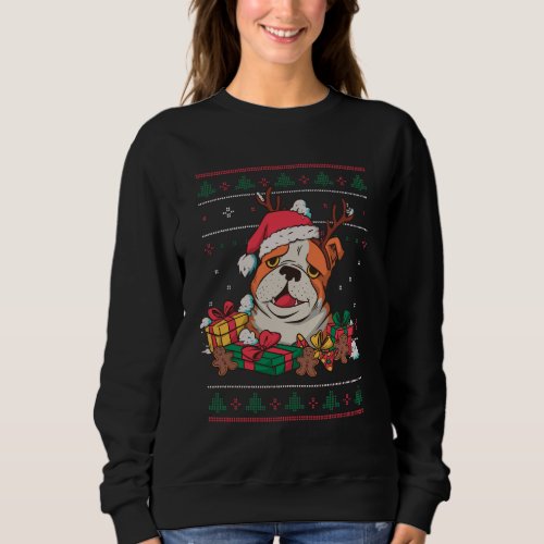 Funny Ugly Christmas Sweater Cute French Bulldog