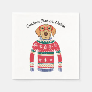 chocolate lab christmas sweater