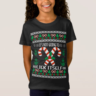Funny UGLY Christmas Sweater It's Not Going To Lic