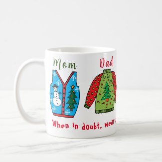 Funny Ugly Christmas Sweater Personalized  
