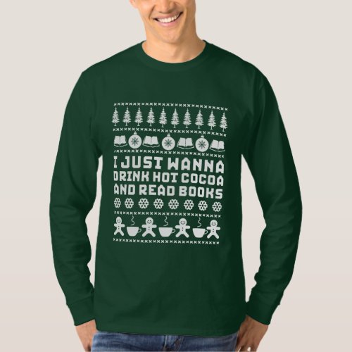 Funny Ugly Christmas Sweater Read Books Reading