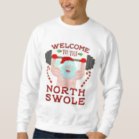 Funny Ugly Christmas Sweater | Santa North Swole