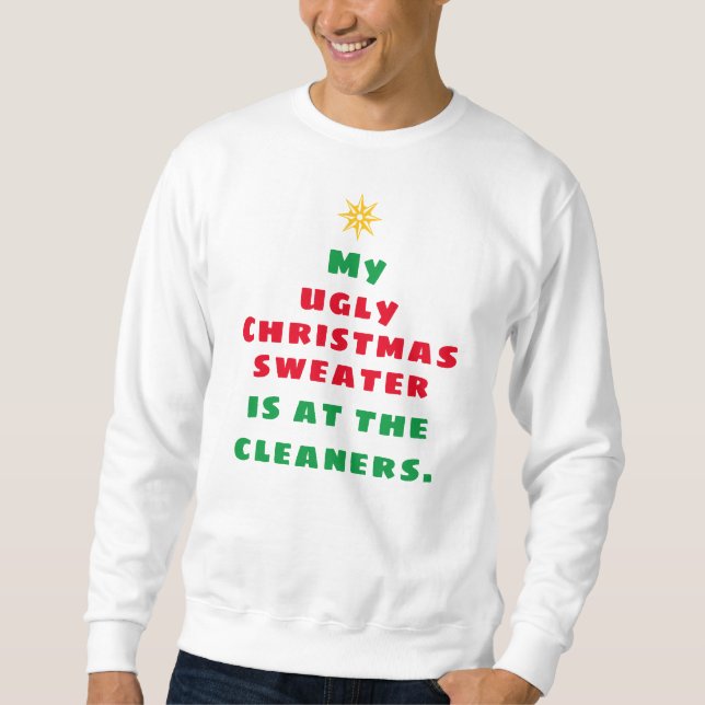 Funny Ugly Christmas Sweater T-Shirt (Front)