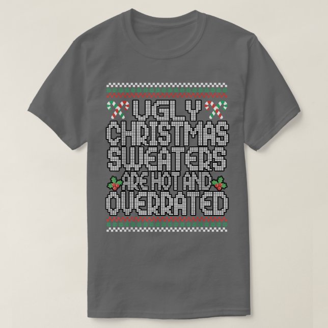 Funny Ugly Christmas Sweaters Are Hot And Overrate (Design Front)