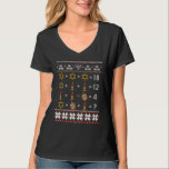 Funny Ugly Hanukkah Jewish Math Teacher Mathematic T-Shirt<br><div class="desc">Funny Ugly Hanukkah Jewish Math Teacher Mathematic Lovers.</div>