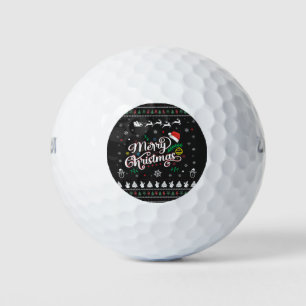 Funny Ugly Merry Christmas Golf Balls