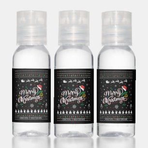 Funny Ugly Merry Christmas Hand Sanitizer