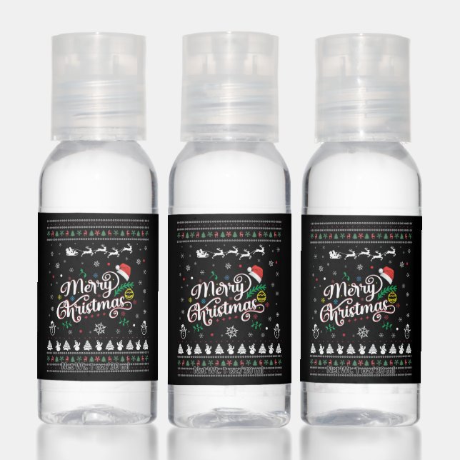 Funny Ugly  Merry Christmas Hand Sanitizer (Set)