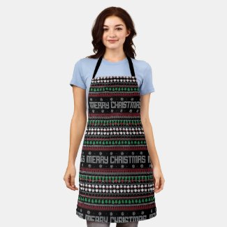 Funny Ugly  Merry Christmas pattern