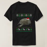 Funny Ugly Sweater Christmas Animals Santa Manatee Zazzle