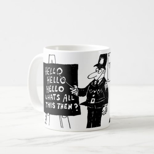 Funny UK Police Training School Coffee Mug