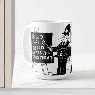 Funny UK Police Training School Coffee Mug