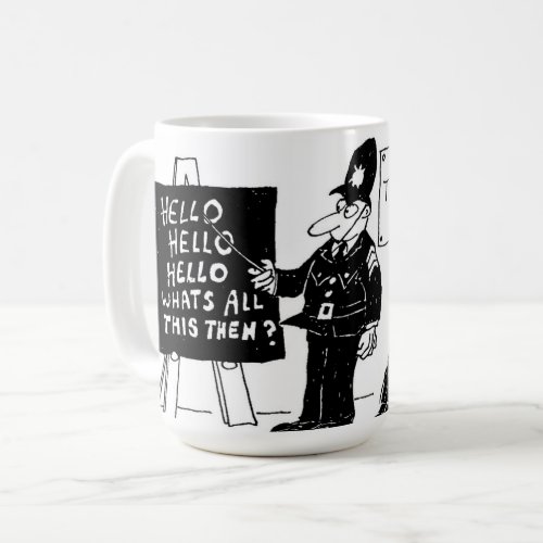 Funny UK Police Training School Coffee Mug
