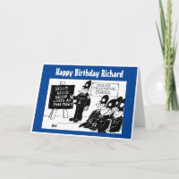 Funny UK Police Training School Greetings Birthday Card