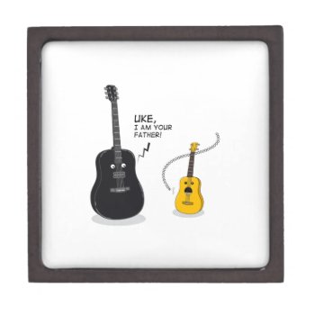 Funny Uke  I Am Your Father! Pillow Gift Box by customvendetta at Zazzle