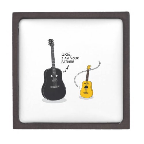Funny Uke I am your Father Pillow Gift Box