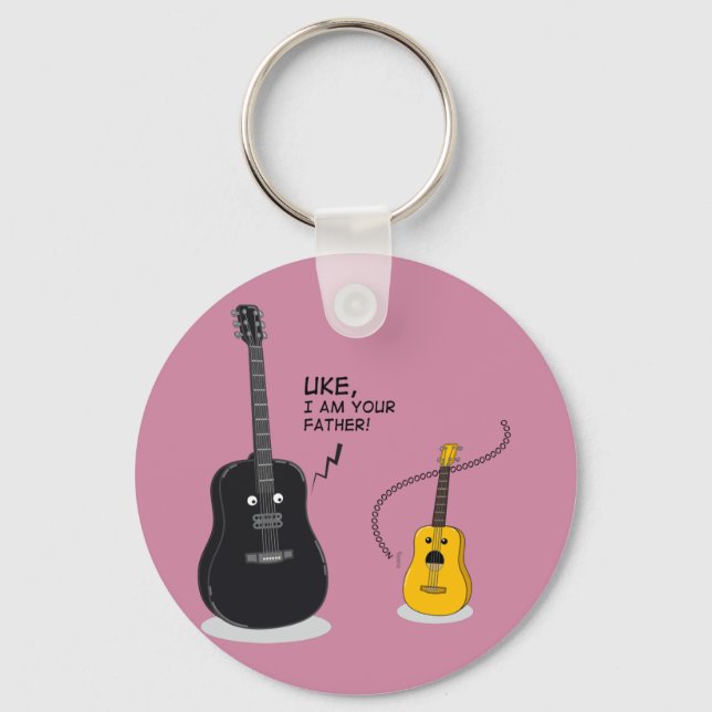 Funny Uke, I am your Father! Pillow Keychain (Front)