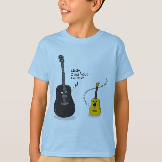 Funny Uke, I am your Father! Pillow T-Shirt (Front)
