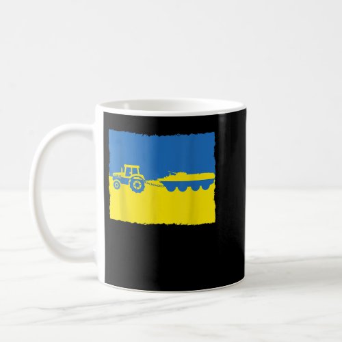 Funny Ukraine Farmer Tractor Stealing A Russian Ta Coffee Mug