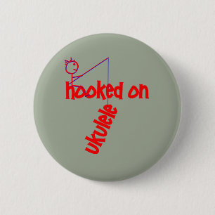 Funny Ukulele Pinback Button