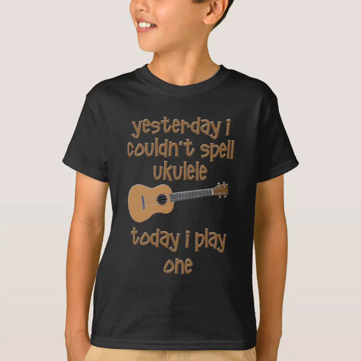 Funny ukulele t shirts Clearance